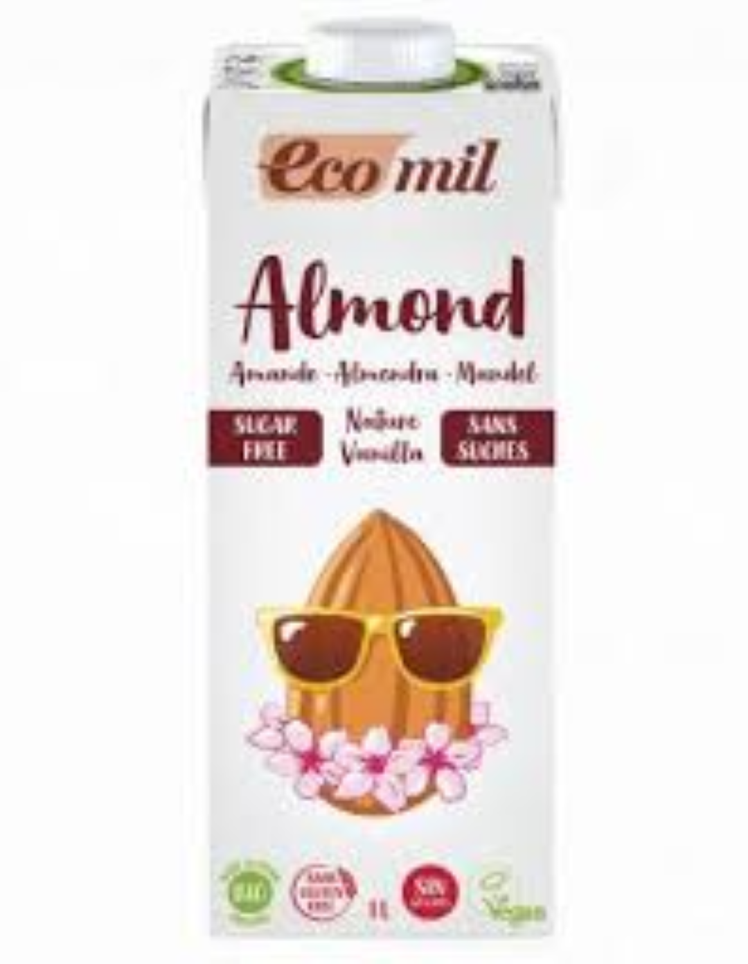 ECOMIL ALMOND VANILLA DRINK 1LT